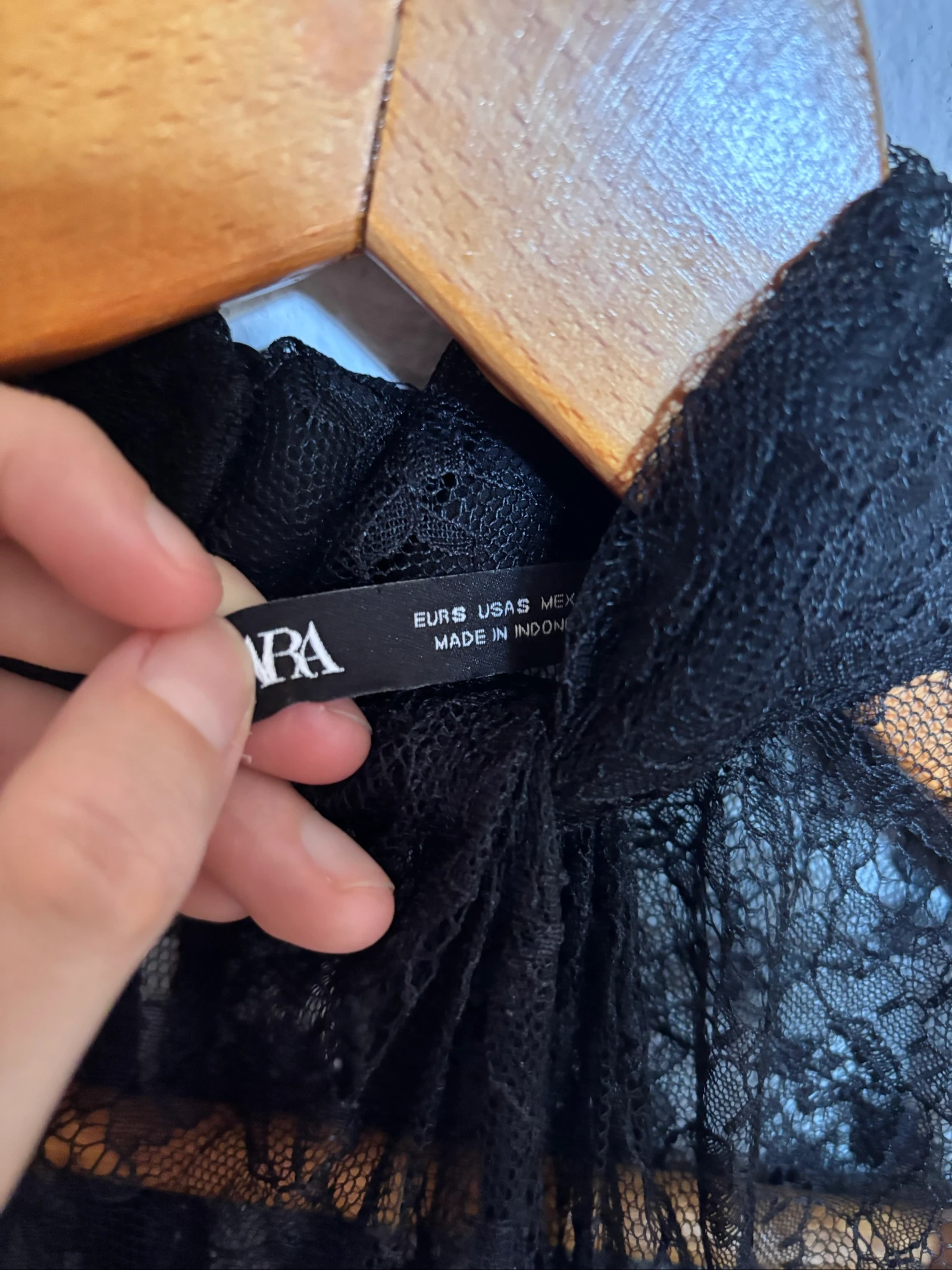 Camisa encaje negro de Zara – photo 5